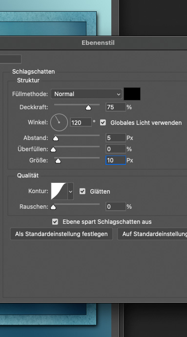 Schlagschatten