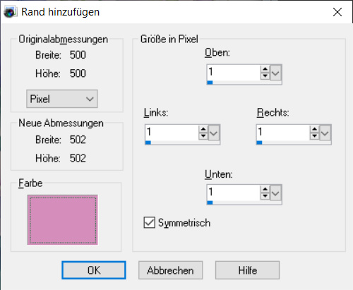 12-Rand hinzuf&uuml;gen