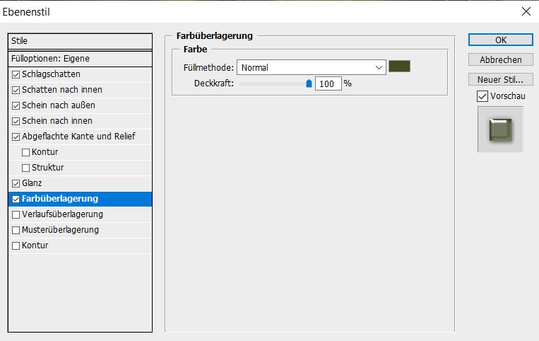 Farbüberlagerung