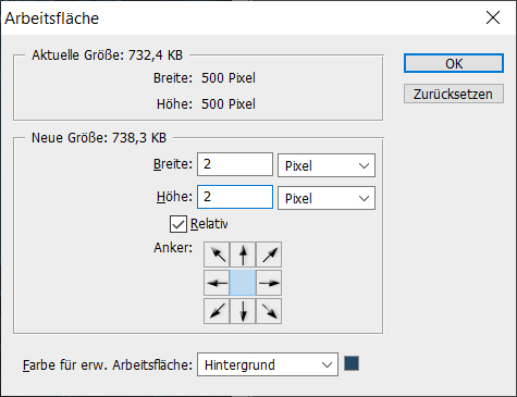 13-Leinwand erweitern