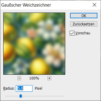 Gaußscher Weichzeichner